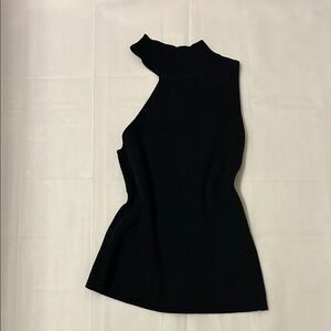 DKNY Black One Shoulder Top